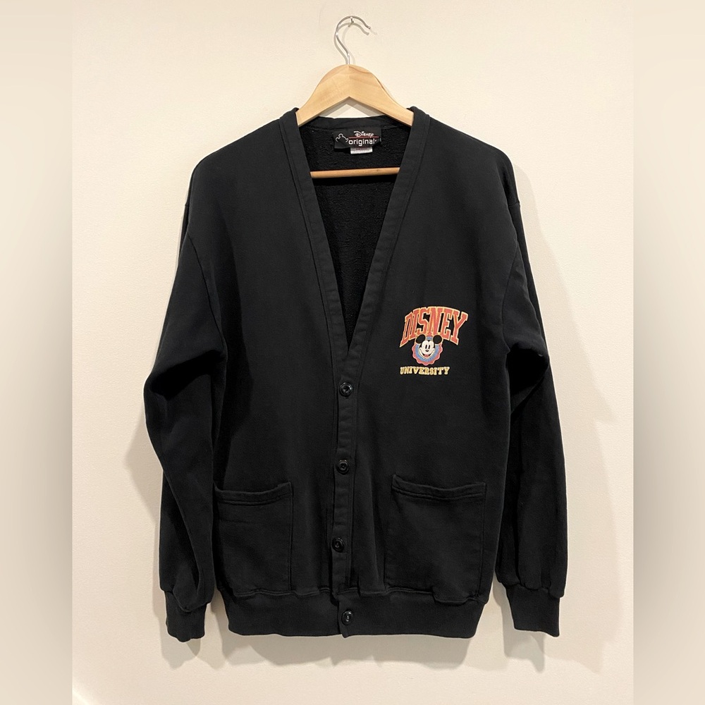 DISNEY Vintage Disney Originals University cardigan sweater sweatshirt